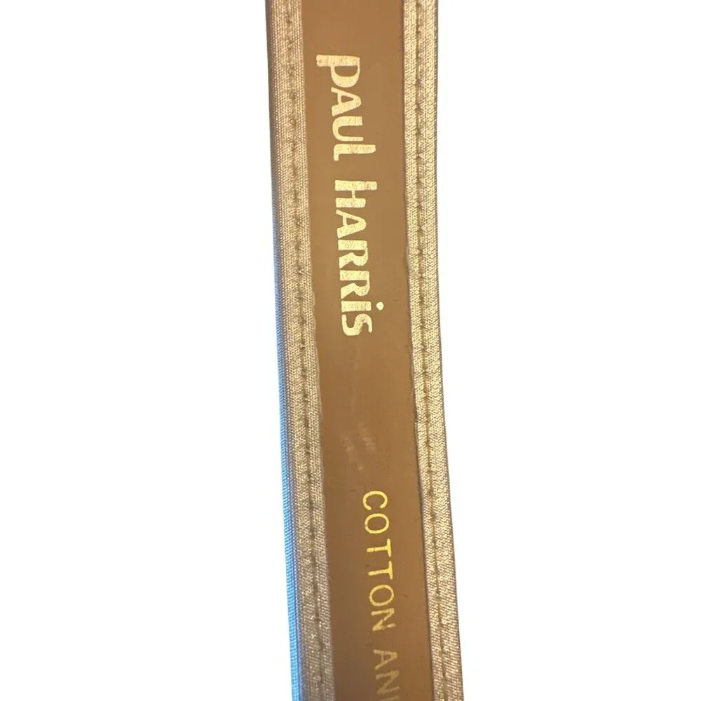 Paul Harris‎ Leopard Print Belt L Cotton Vegan Leather